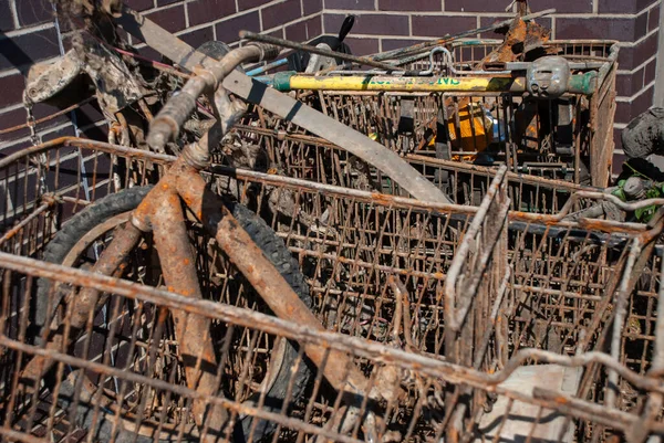 Basura Desechada Que Daña Medio Ambiente —  Fotos de Stock