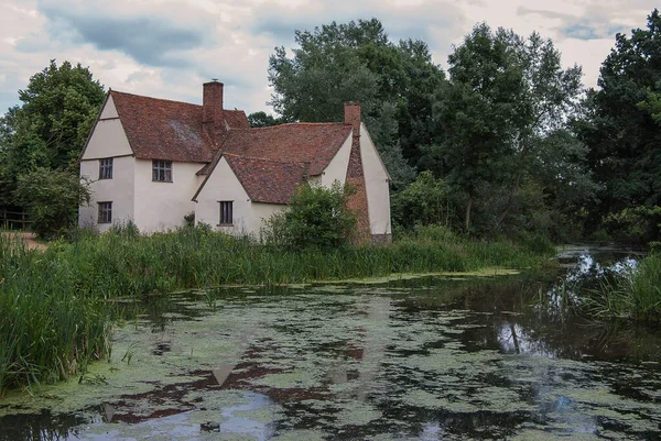 Willy Lotts Cottage Dedham Vale Made Famous John Constables Painting — Stock Photo, Image