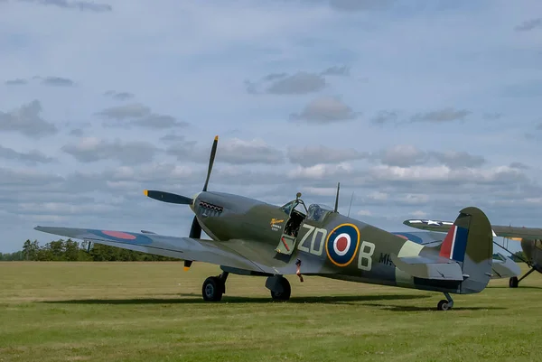 Supermarine Spitfire Het Meest Iconische Jachtvliegtuig Van Royal Air Force — Stockfoto