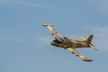 Bir BAC 167 Grev Ustası Mk80A jet uçağı