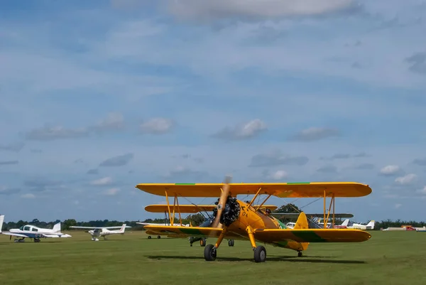 Samolot Treningowy Boeing Stearman — Zdjęcie stockowe