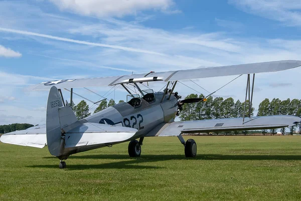 Боїнг Stearman Тренувальний Літак — стокове фото