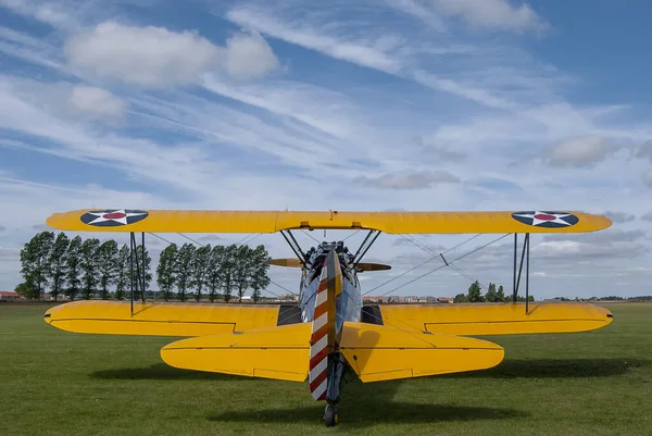 Boeing Stearman Cvičný Letoun — Stock fotografie