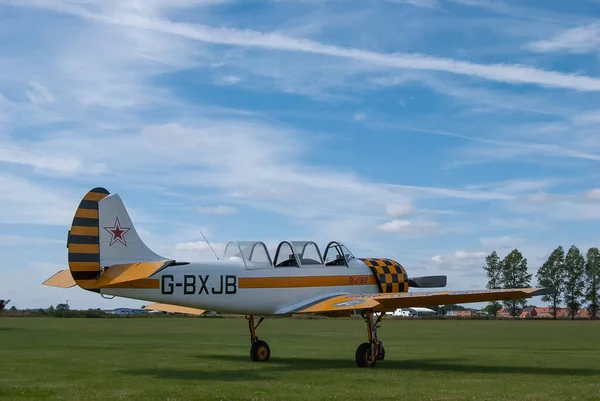 Een Yakovlev Yak Sovjet Trainer Vliegtuig — Stockfoto