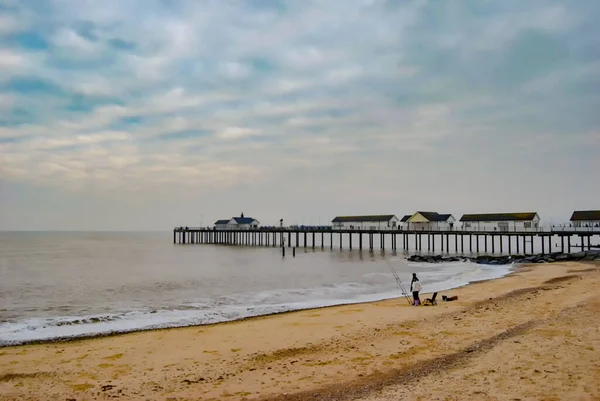 Southwold Pier Vid Suffolks Kust England — Stockfoto