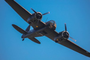 Bir İkinci Dünya Savaşı Bristol Blenheim hafif bombardıman uçağı