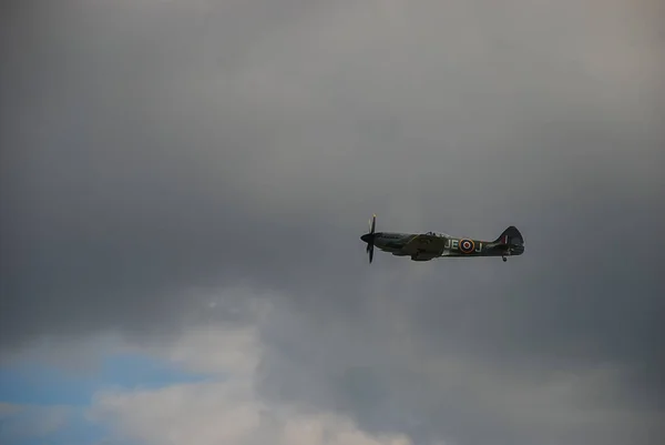 Supermarine Spitfire Xiv Mv268 Foi Construído 1944 Mas Nunca Viu — Fotografia de Stock