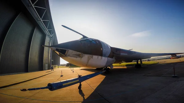 Handley Page Victor Handley Page Victor 是英国皇家空军在冷战期间使用的战略轰炸机和油轮 — 图库照片