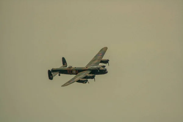 Avro Lancaster Pa474 Ciężki Bombowiec Czasów Wojny Światowej Eksploatowany Przez — Zdjęcie stockowe