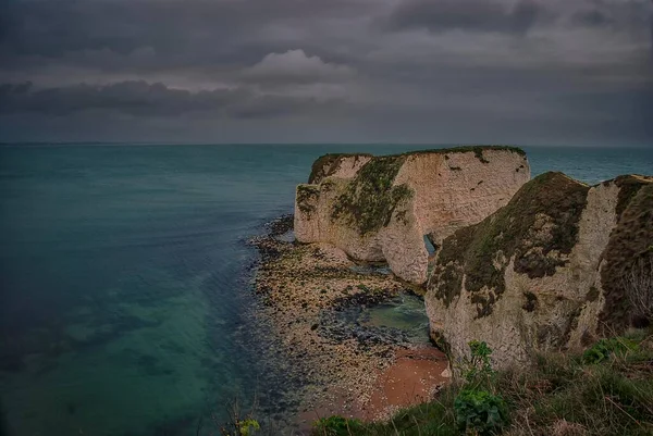 Old Harry Rocks Located Handfast Point Jurassic Coast Unesco World — Stock Photo, Image