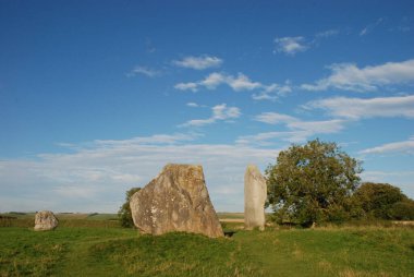 İngiltere, Wiltshire 'daki Avebury Taş Çemberi' nin bir parçası.