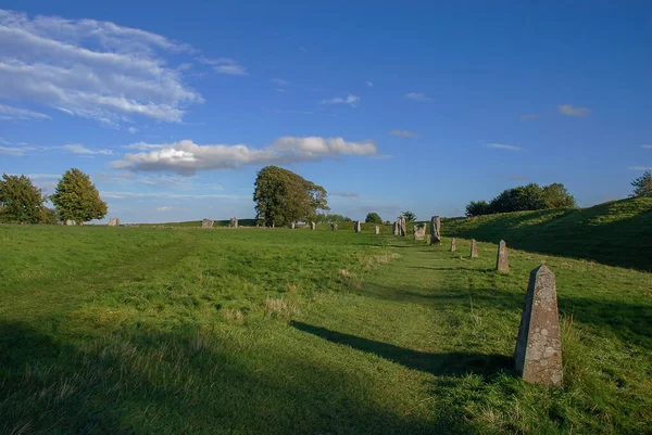 Parte Del Círculo Piedra Avebury Wiltshire Inglaterra — Foto de Stock