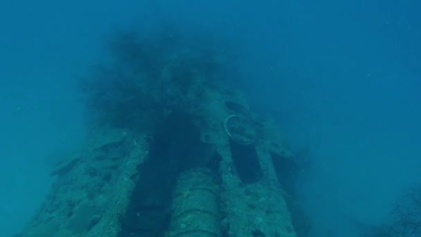 Naufragio Del Submarino 169 Armada Imperial Japonesa Truk Lagoon Micronesia — Vídeos de Stock