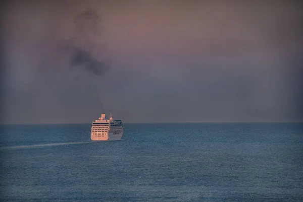 Cruise Ships Departing Cabo San Lucas Heading New Destination — Stock Photo, Image