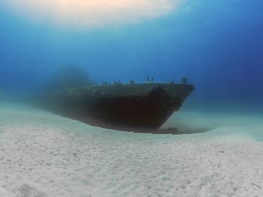 Comino, Malta 'daki P31 devriye botunun enkazı.