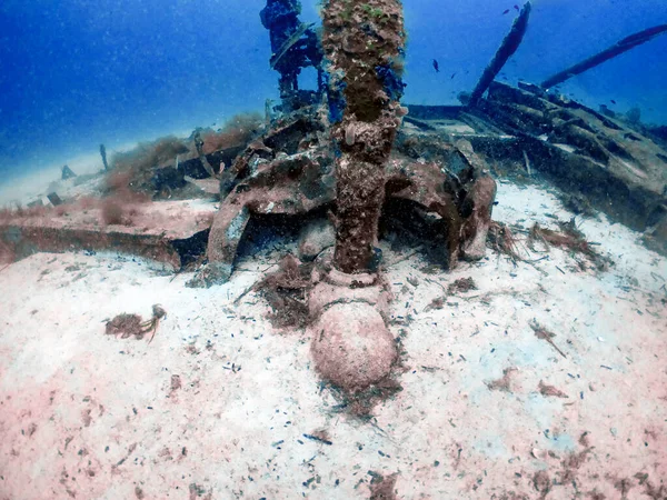 stock image The wreck of a Beaufighter aircraft from World War II in Malta