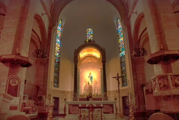 Intérieur Cathédrale Manille Aux Philippines — Photo