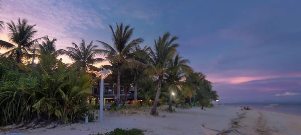 Stunning Sunset Sky Malapascua Island Philippines — Stock Photo, Image