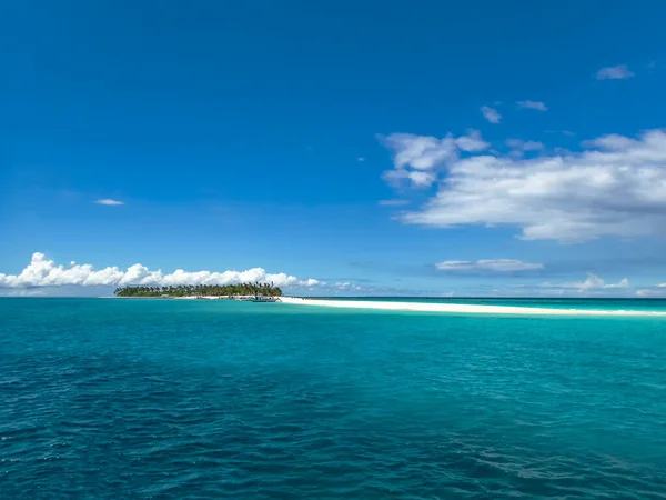 Idílica Ilha Kalanggaman Perto Leyte Nas Filipinas — Fotografia de Stock