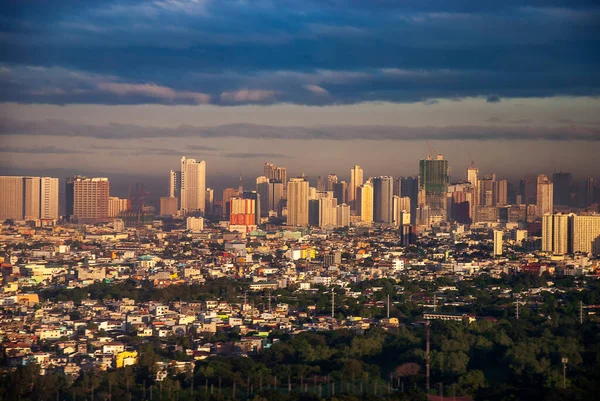 Ville Manille Aux Philippines Juste Après Lever Jour — Photo