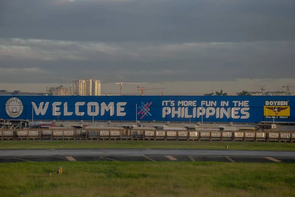 Vroege Ochtend Ninoy Aquino International Airport Manilla Filipijnen — Stockfoto