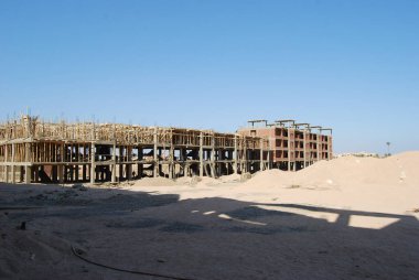 Sharm el Sheikh, Mısır 'da bir inşaat sahası