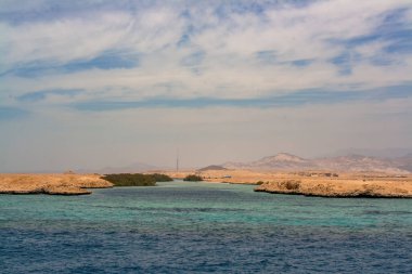 Güney Sina 'daki Ras Mohammed Ulusal Parkı' nın kıyı şeridi, Mısır
