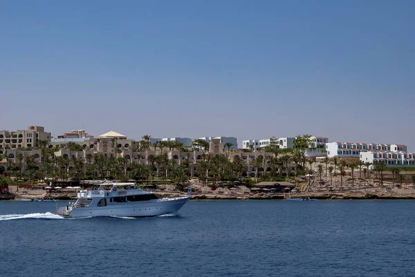 Bateau Plongée Dans Mer Rouge Près Charm Cheikh Egypte — Photo