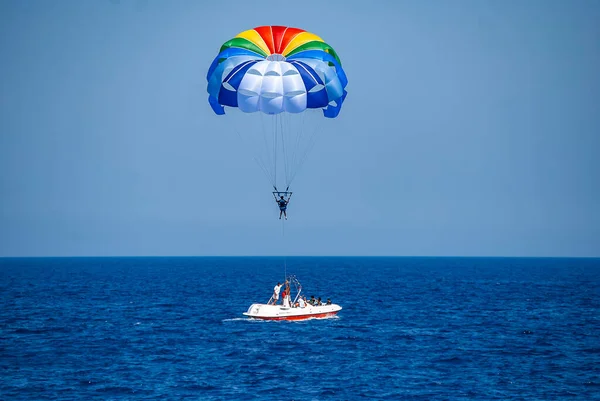 Fritidsbåtar Naama Bay Sharm Sheikh Egypten — Stockfoto