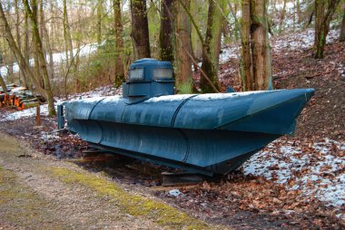 Fransa 'daki Blockhaus d' Eperlecques (Eperlecques Sığınağı) 'nda 2. Dünya Savaşı yadigarları