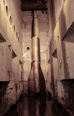 Fransa 'daki Blockhaus d' Eperlecques (Eperlecques Sığınağı) 'nda 2. Dünya Savaşı yadigarları