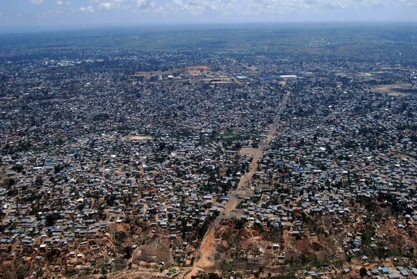 Favelas Urbanas Dar Salaam Tanzânia — Fotografia de Stock