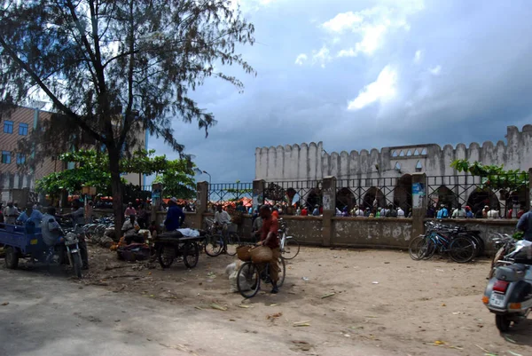 Typisch Straatbeeld Stone Town Zanzibar — Stockfoto