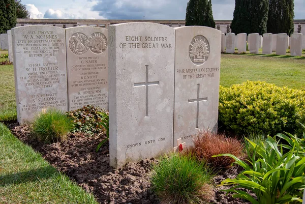 Tyne Cot Cemetery Gelegen Nabij Ieper België Grootste Britse Militaire — Stockfoto
