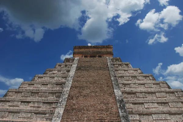 Ruiny Majów Chichen Itza Dżungli Jukatanu Meksyku — Zdjęcie stockowe