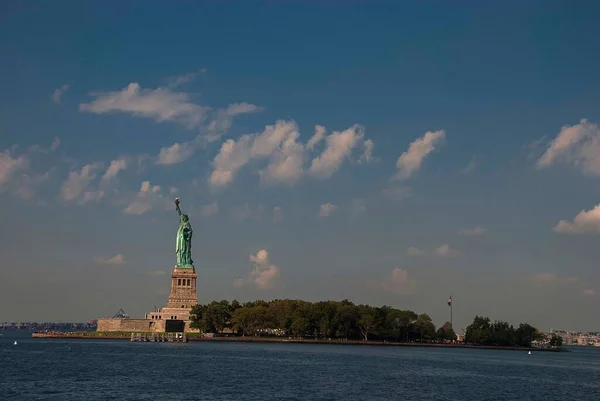 Statue Liberté Sur Île Liberté New York — Photo