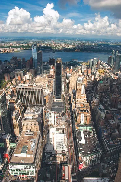 Výhled Manhattan Empire State Building — Stock fotografie