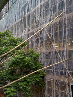 Bambu iskelesi 1800 'lerden beri Hong Kong' da kullanılıyor ve bugün hala şehirde görülebiliyor.
