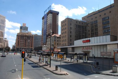 Gandi Meydanı Johannesbug, Güney Afrika 'nın merkezinde.