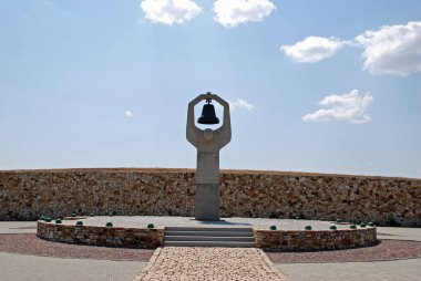 Rusya 'da Volgograd yakınlarındaki Rossoshka' daki Sovyet askeri mezarlığı.