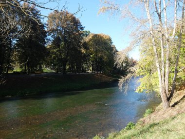 Vilnius, Litvanya 'daki Vilnia Nehri