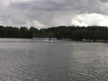 Polonya 'daki Masurian Gölü Bölgesi