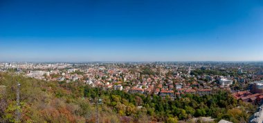 Bulgaristan 'ın Filibe kentinde panoramik bir manzara