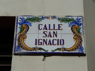 Küba, Havana 'da sokak tabelası