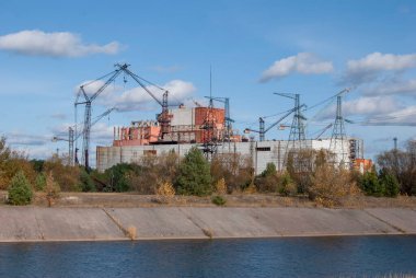 Ukrayna 'daki Çernobil' deki nükleer reaktörlerin kalıntıları