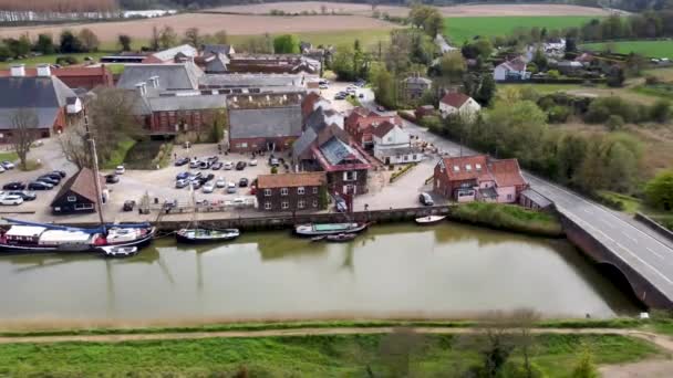 Drone Beelden Van Snape Maltings Bij Kust Van Suffolk — Stockvideo