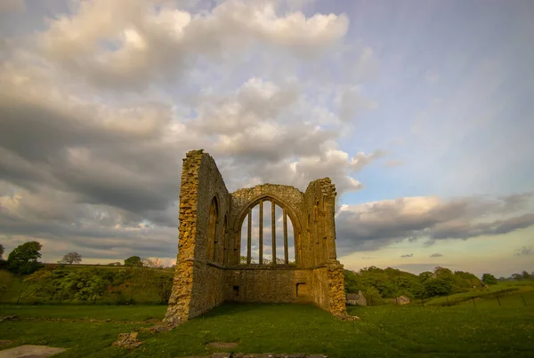 Egglestone Apátság Romjai Barnard Kastély Közelében Durham Megyében Angliában — Stock Fotó