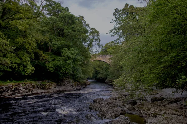 River Tees Nel Barnard Castle Nella Contea Durham Regno Unito — Foto Stock