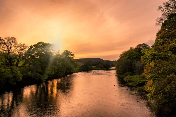 River Tees Barnard Castle County Durham — Stock Photo, Image