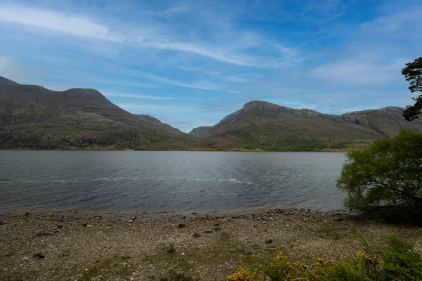 Krajobraz Rezerwatu Przyrody Beinn Eighe Wyżynie Szkockiej Wielka Brytania — Zdjęcie stockowe